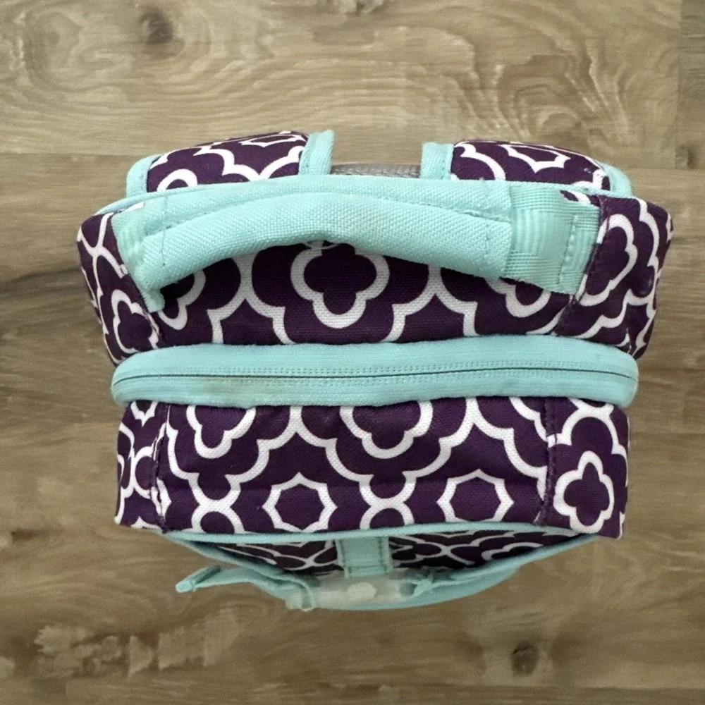 pottery barn kids mini backpack Purple And Teal Geo print